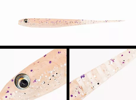 LS35-101 ADUSTA VARALICA SILIKONSKA LANCETIC 9CM 1.6G - 101 PINK WAKASAGI 10KOM/PAK