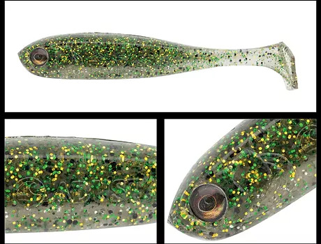 PS3-104 6kom ADUSTA VARALICA SILIKONSKA PENTA SHAD 3'' 7,5CM 4,5G 104 HAZE