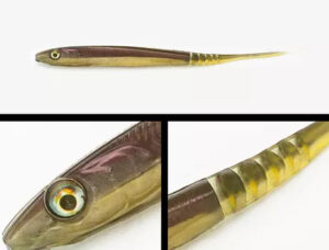 LS35-106 ADUSTA VARALICA SILIKONSKA LANCETIC 9CM 1.6G - 106 AYU 10KOM/PAK