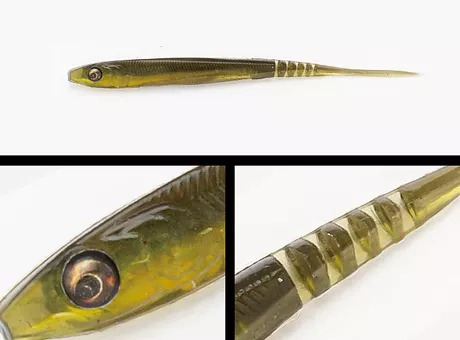 LS35-118 ADUSTA VARALICA SILIKONSKA LANCETIC 9CM 1.6G - 118 GHOST AYU 10KOM/PAK