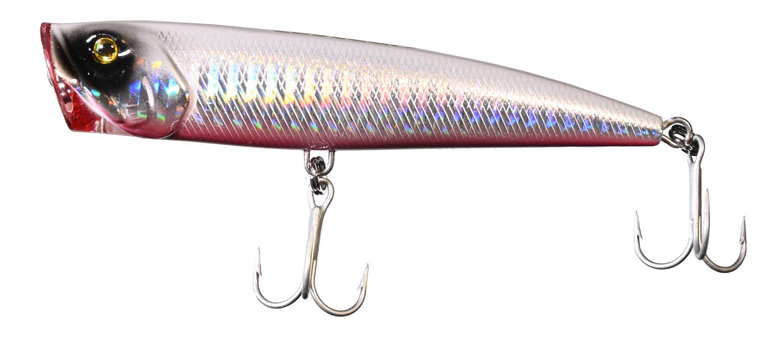 CAS 8004 CASTED VARALICA VOBLER TOP SPRAYE-R WHITE FLASH 100 MM 15 G FLOATING