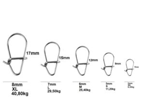 CAS 2061 CASTED kopča Egg Snap Vel. XL, stainless steel 0.8, 40,80kg - 10pcs