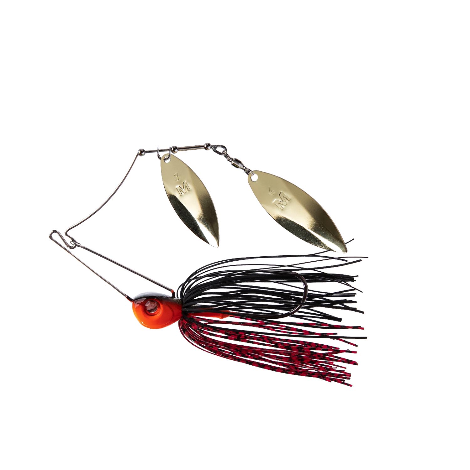 ALSBDW-BO-28-1 MUSTAD VARALICA METALNA ARMLOCK SPINNER BAIT 28G 1oz 4/0 BLACK ORANGE
