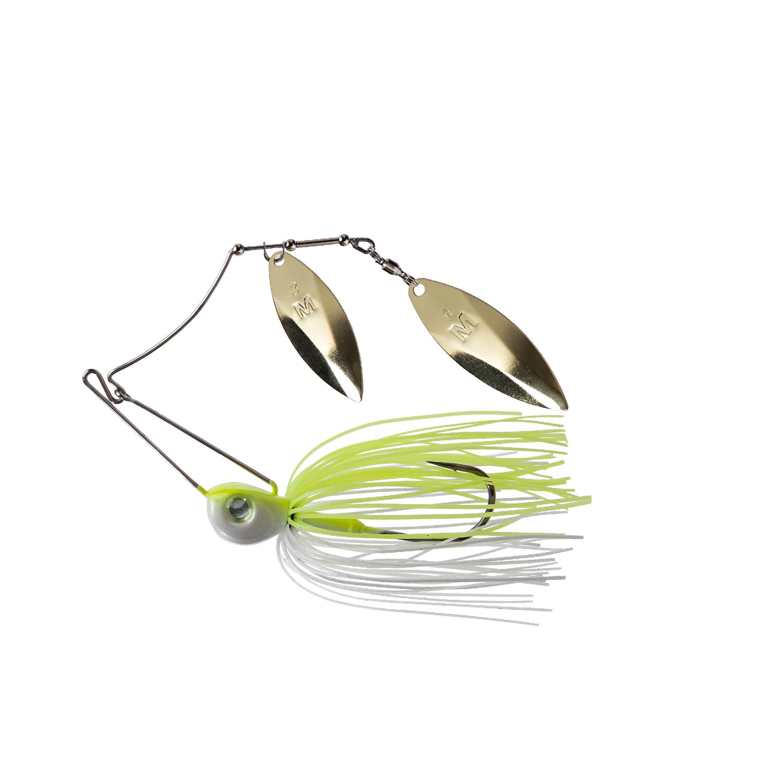 ALSBDW-CW-28-1 MUSTAD VARALICA METALNA ARMLOCK SPINNER BAIT 28G 1oz 4/0 CHART WHITE