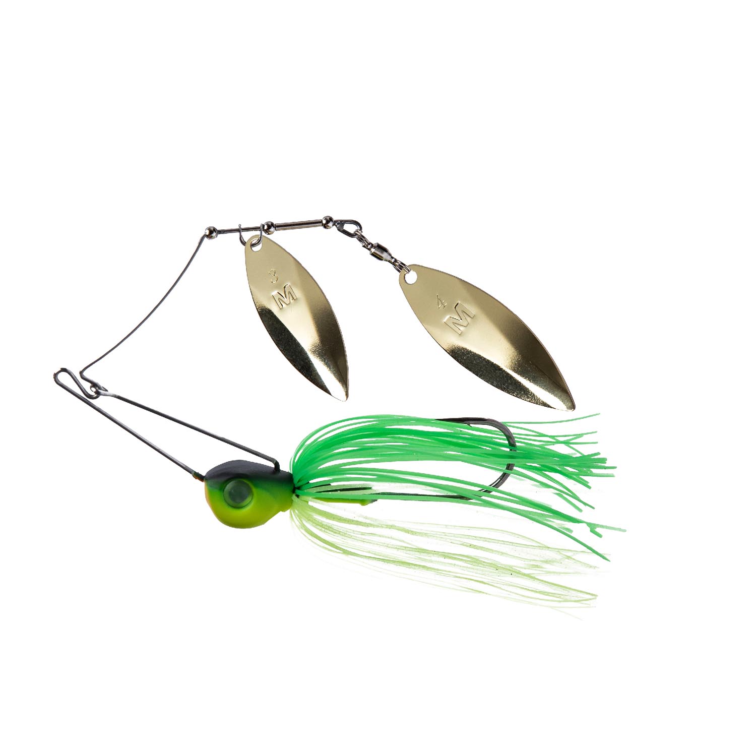 ALSBDW-LC-28-1 MUSTAD VARALICA METALNA ARMLOCK SPINNER BAIT 28G 1oz 4/0 LIME CHART