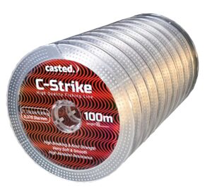 CAS 3064 CASTED najlon C-Strike 10x100M connected 0,62mm 53Lbs/23,70kg Clear