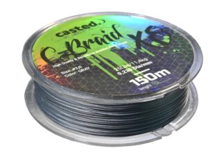 CAS 2014 Casted upredenica CX-Braid X8 150M #4,0 0,33mm 45Lbs/20,5kg Gray