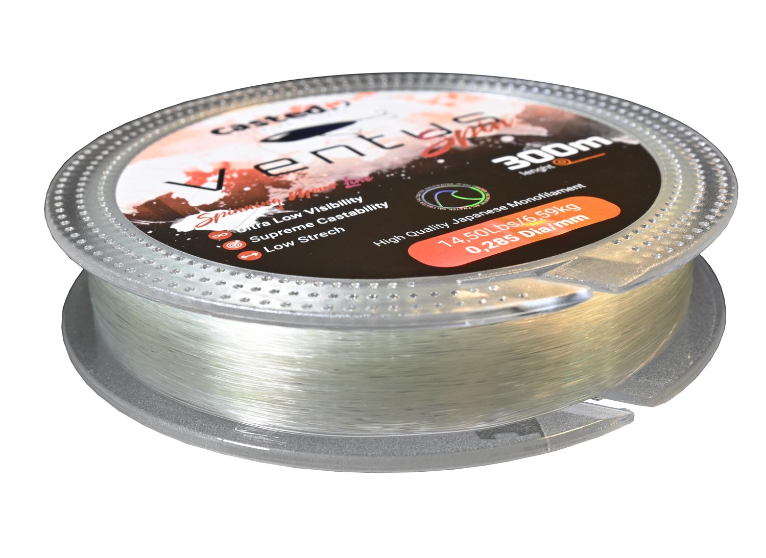 CAS 2036 Casted najlon Ventus Spinning Mono 300M 0,405mm 29,00Lbs/13,18kg Clear