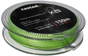 CAS 3115 Casted upredenica Galaxy x8 150m #0.6 0. 132mm 12Lb - Light Green
