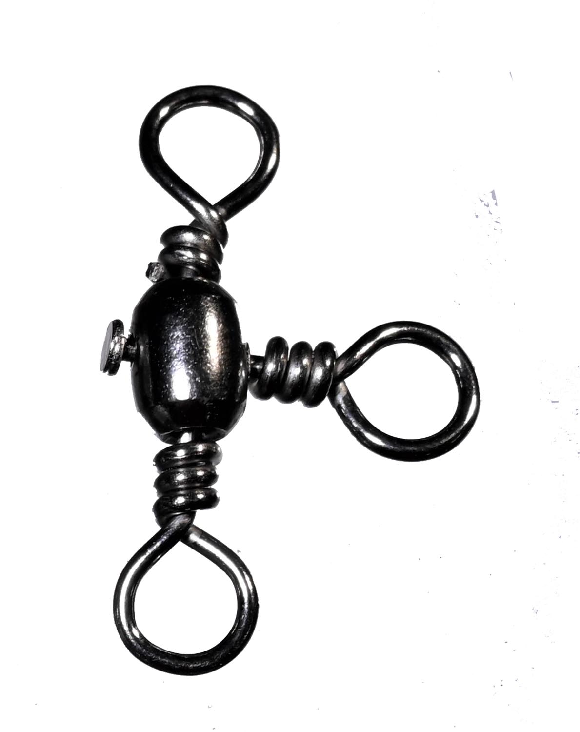 CAS 3106 CASTED vrtilice Barrel Crossline Swivel BLACK NICKEL 8 20kg 7pcs