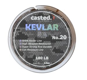 CAS 3119 Casted Kevlar Assist Line #25 220lb/100kg - 10m Brown