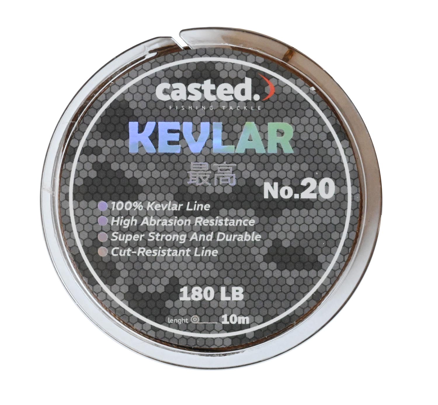 CAS 3119 Casted Kevlar Assist Line #25 220lb/100kg - 10m Brown