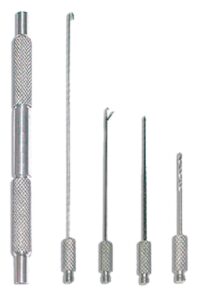 CAS 355802 CASTED SET OD 4 DIJELA ( 3 RAZLIČITE IGLE + SVRDLO ) INOX