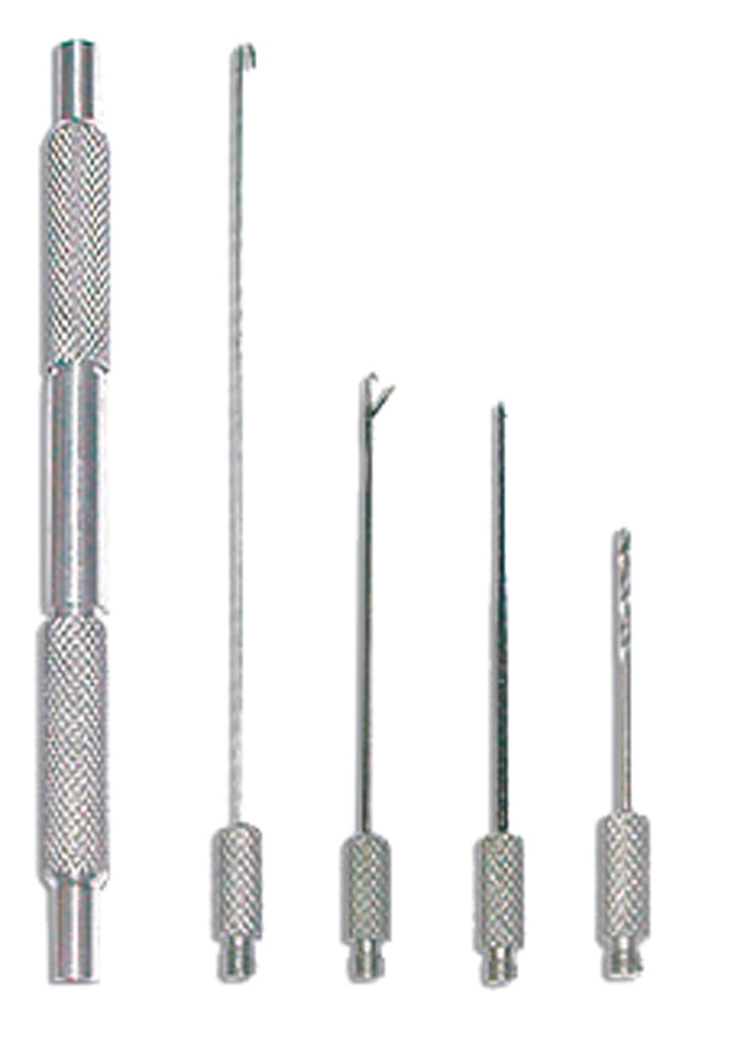 CAS 355802 CASTED SET OD 4 DIJELA ( 3 RAZLIČITE IGLE + SVRDLO ) INOX
