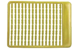 CAS 357427 YLW CASTED STOPERI ZA BOILE OVALNI ŽUTI