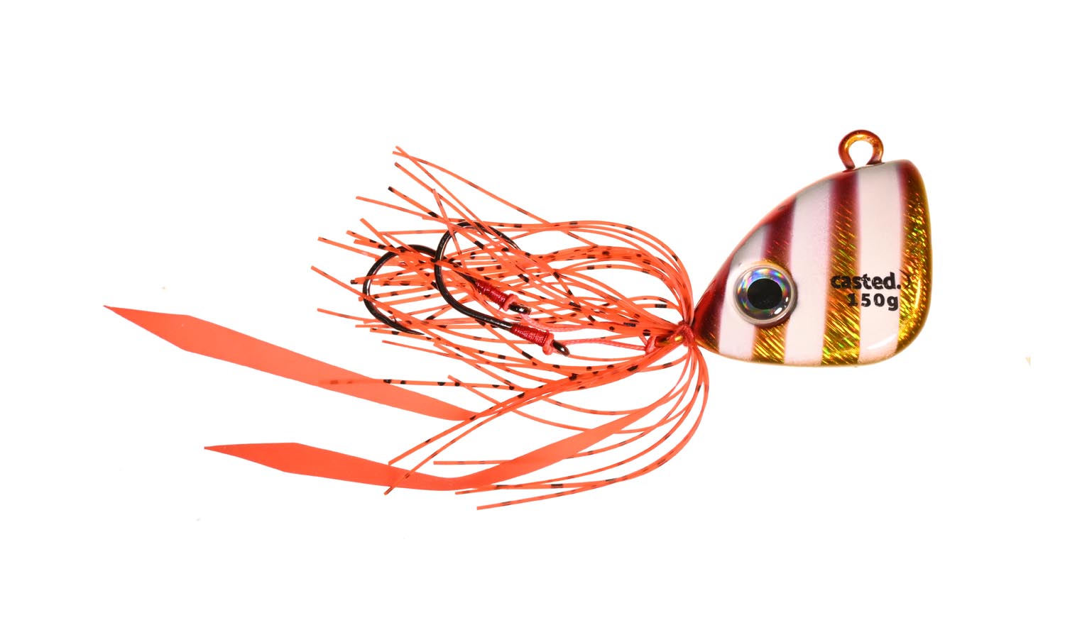 CAS 7021 Casted varalica Ka'Bura Madai type S 200 G ORANGE RED ZEBRA GLOW