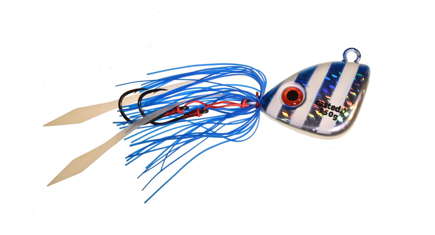 CAS 7027 Casted varalica Ka'Bura Madai type S 250 G BLUE SILVER ZEBRA GLOW