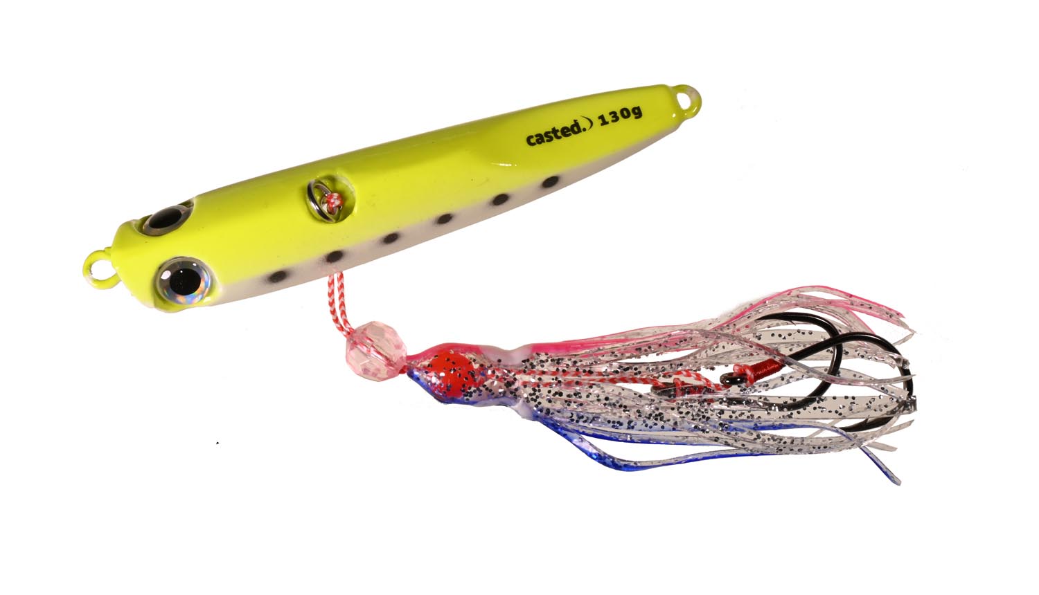 CAS 7075 Casted varalica Inchiku Bottom Bug 130G CHARTRUSE GLOW