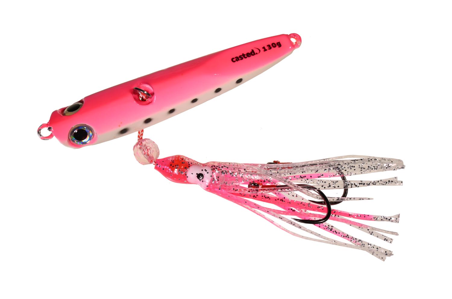 CAS 7076 Casted varalica Inchiku Bottom Bug 130 G PINK GLOW