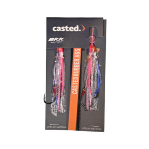 CAS 7097 Casted rezervna suknjica za Inchiku  squid 9 cm with assist PINK BLUE SILVER GLI