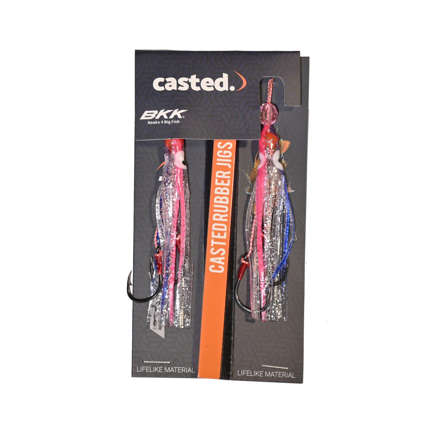 CAS 7097 Casted rezervna suknjica za Inchiku  squid 9 cm with assist PINK BLUE SILVER GLI