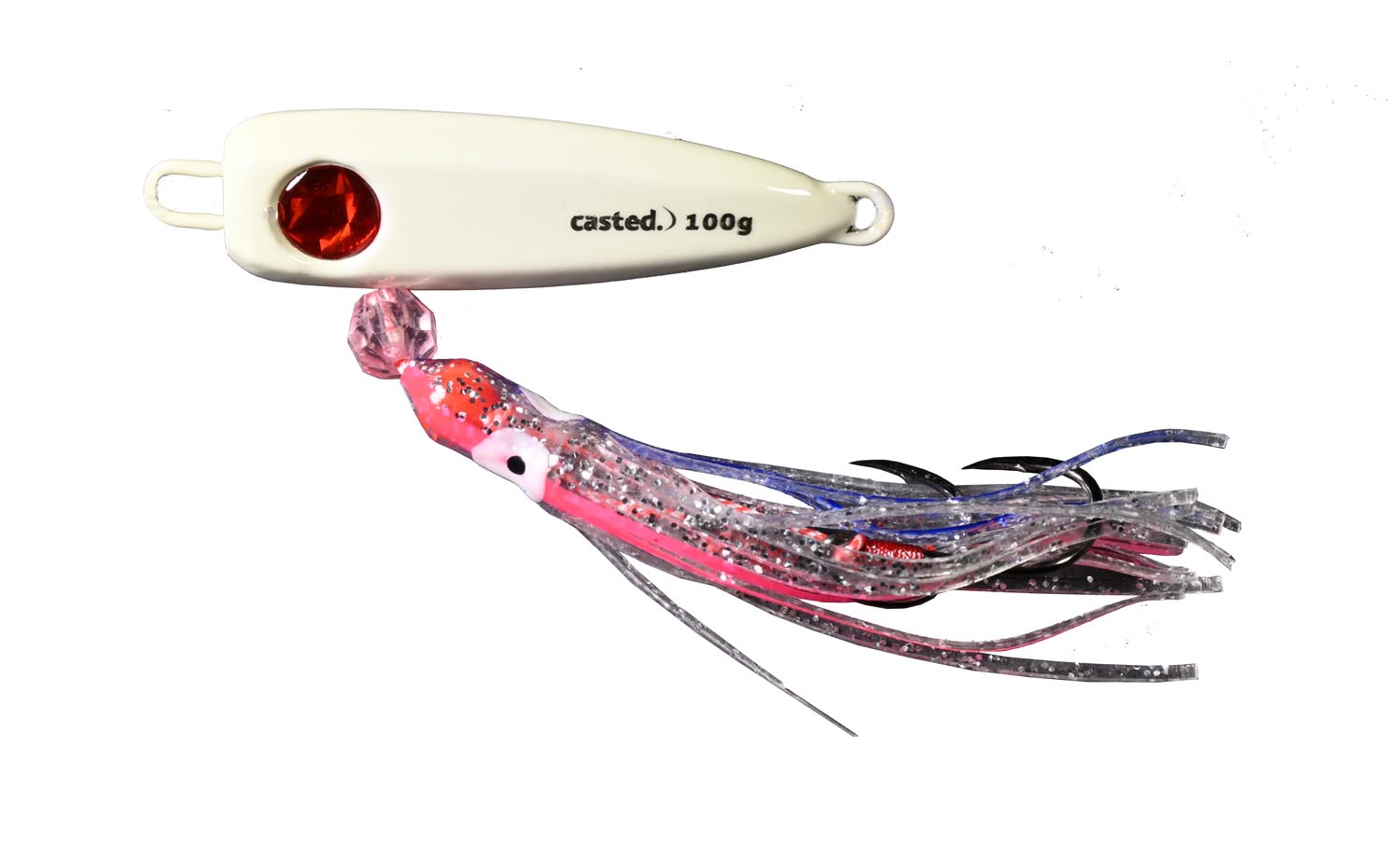 CAS 7093 Casted varalica Inchiku KickChiku 200 G WHITE GLOW RED EYE