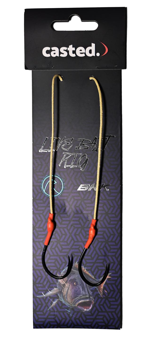 CAS 7105 Casted Live Bait Rig #1 sa 2 udice BKK