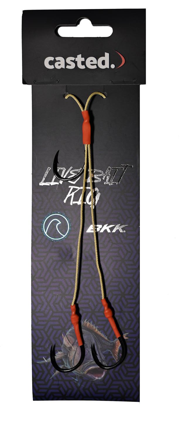 CAS 7106 Casted Live Bait Rig #2 sa 3 udice BKK