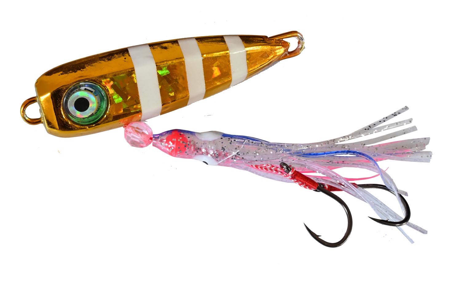CAS 7114 CASTED VARALICA BlinkChiku 150 G ORANGE RED ZEBRA GLOW