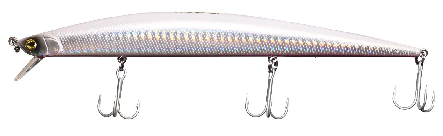 CAS 8028 CASTED VARALICA VOBLER SURF MINNOW WHITE FLASH 175 MM 26 G FLOATING