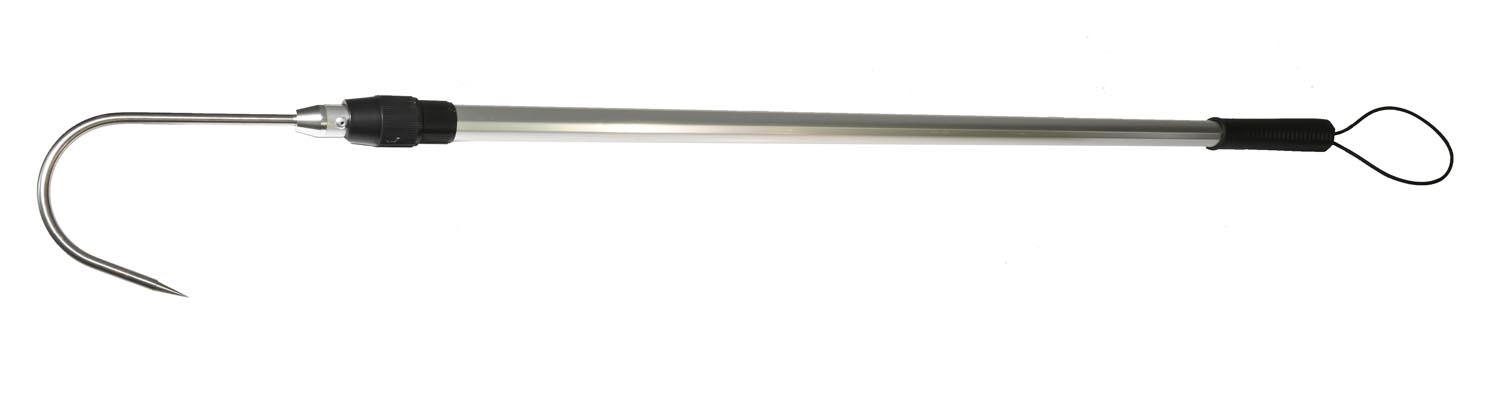 CAS 027 CASTED GAFF TELE, 1,80M 2-sec SS HOOK