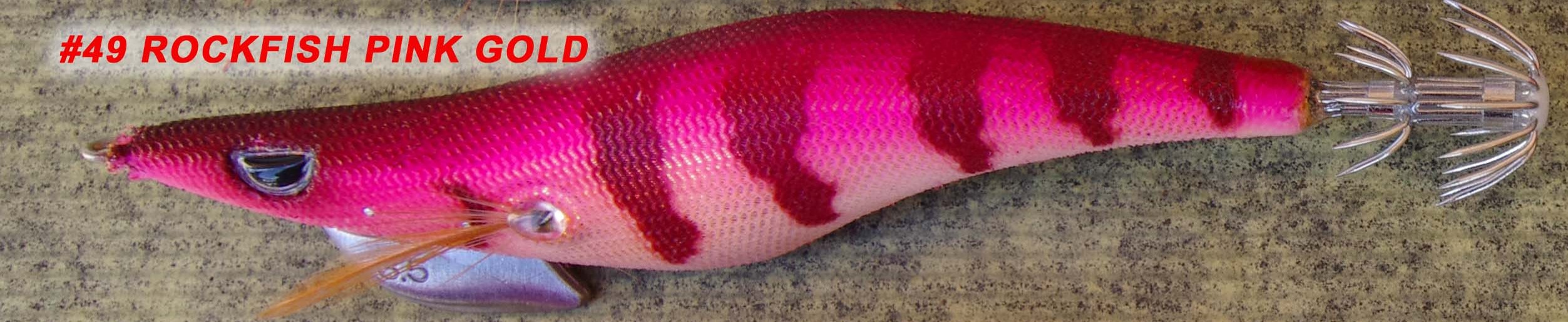 CLICKS25-49 KANJI CLICKS  2.5 #49 PINK ROCKFISH/GOLD