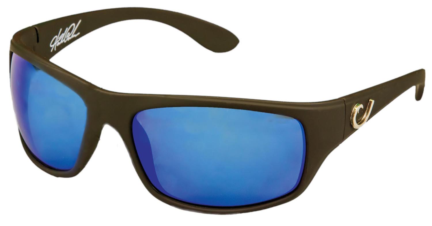 HP100A 01 MUSTAD NAOČALE HANK PARKER POLARIZACIJSKE-CRNI OKVIR, TAMNA STAKLA I PLAVA UV ZA