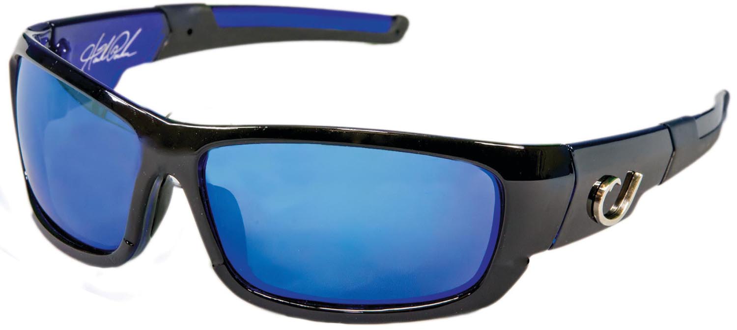 HP101A 01 MUSTAD NAOČALE HANK PARKER POLARIZACIJSKE-CRNI OKVIR, TAMNA STAKLA I PLAVA UV ZA