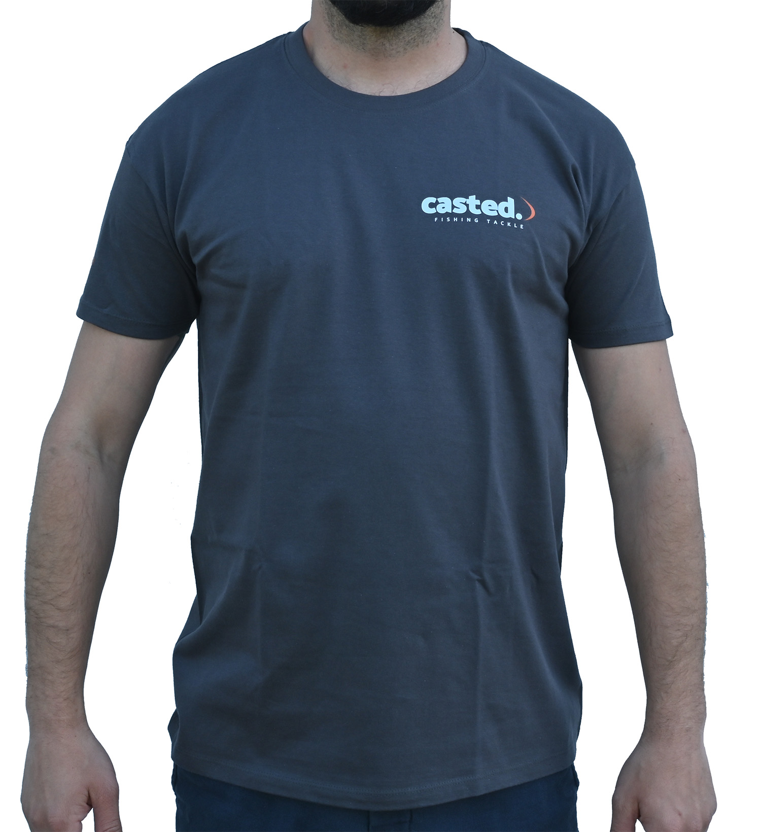CAS-P 009XS CASTED Majica kratki rukav ŠARAN DARK GRAY vel.XS