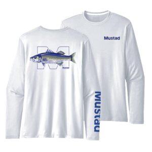 MCTEE-SB01-LS-L Mustad majica Seabass Longsleeve UV - Repreve+Spandex - Light Grey L