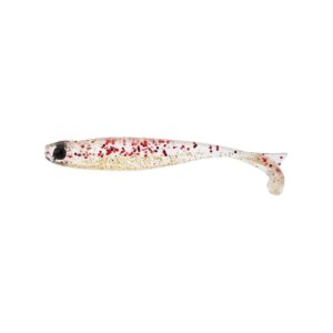 MKTM-RGG-3.5-6 MUSTAD VARALICA SILIKONSKA MEZASHI KEEL TAIL 3,5'' 9cm Red Gold Glitter