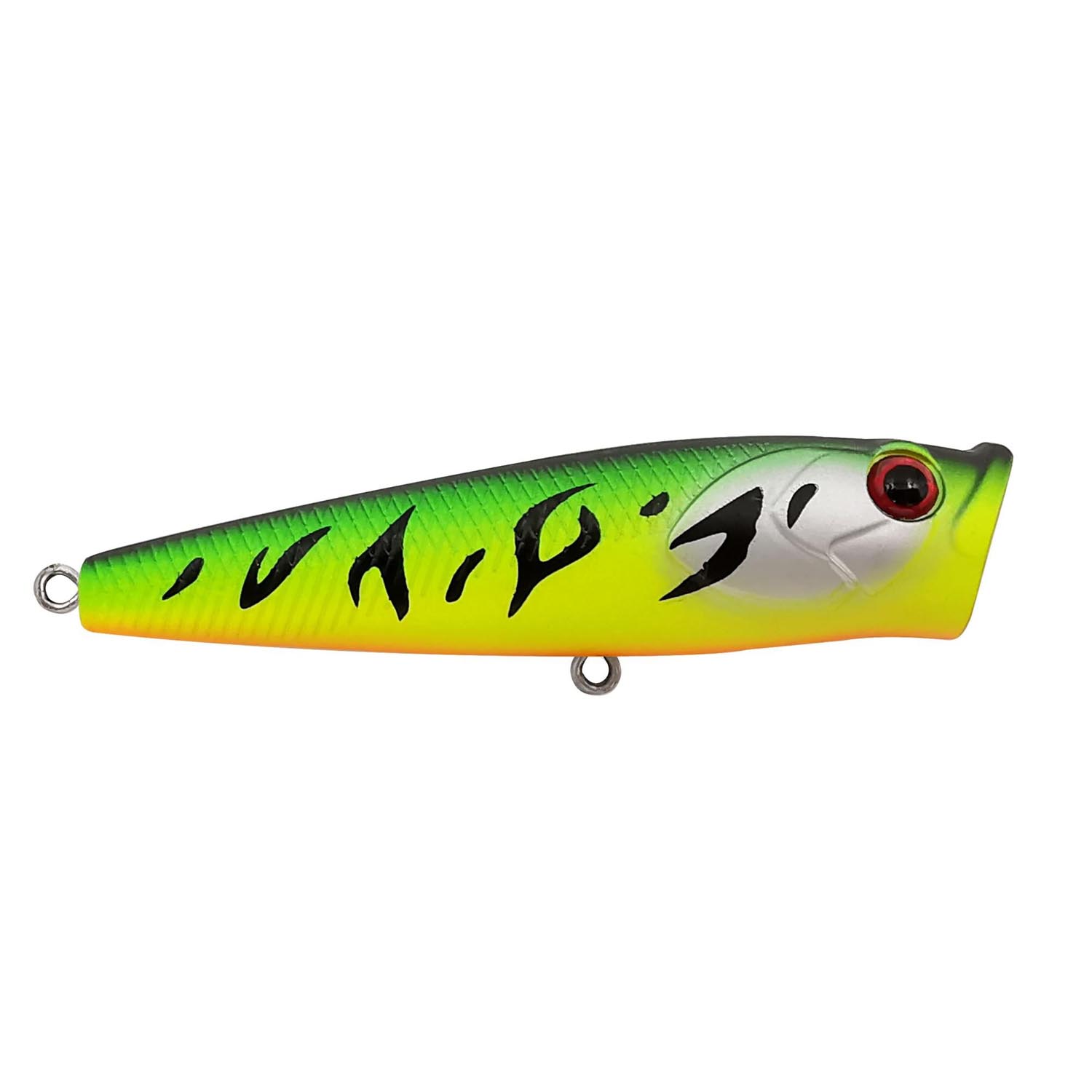 MLBP65F-FT-1 MUSTAD VARALICA POVRŠINSKA BURPY POPPER 6,5CM 6,3G FIRE TIGER