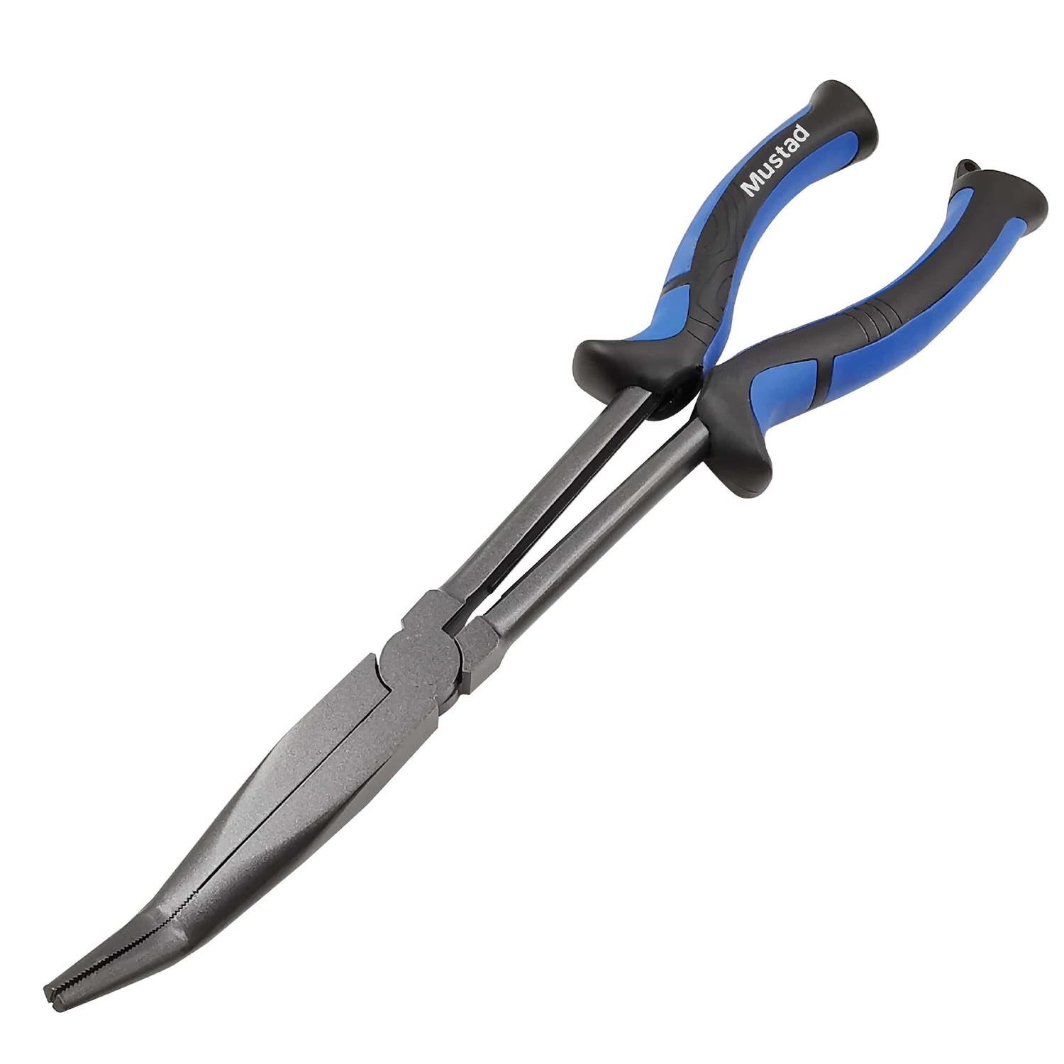 MT104 MUSTAD KLIJEŠTA DUGA ZAKRIVLJENA HI-CARBON STEEL 11'' BLUE