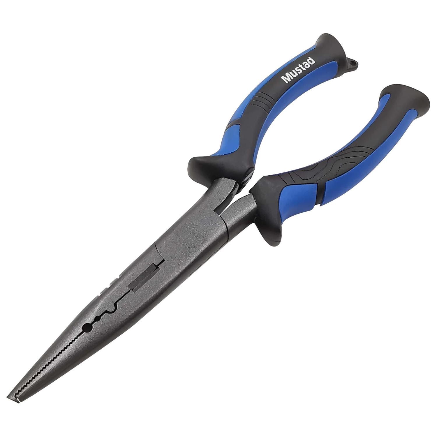 MT106 MUSTAD KLIJEŠTA LARGE SPLIT RING&CRIMPING HI-CARBON STEEL 7'' BLUE