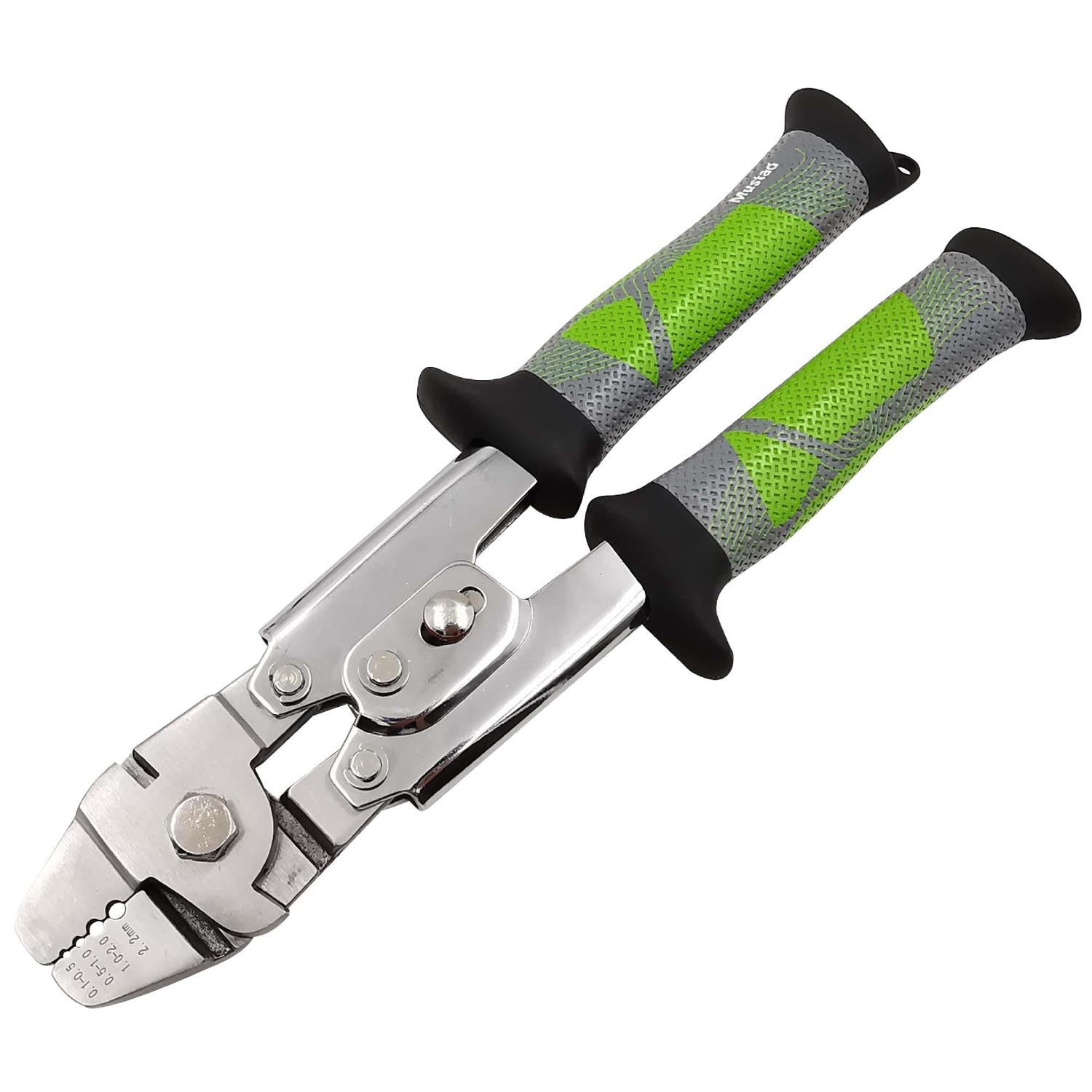MT118 MUSTAD KLIJEŠTA BIG GAME ZA KRIMPANJE KOVANI STAINLESS STEEL 10'' GREEN