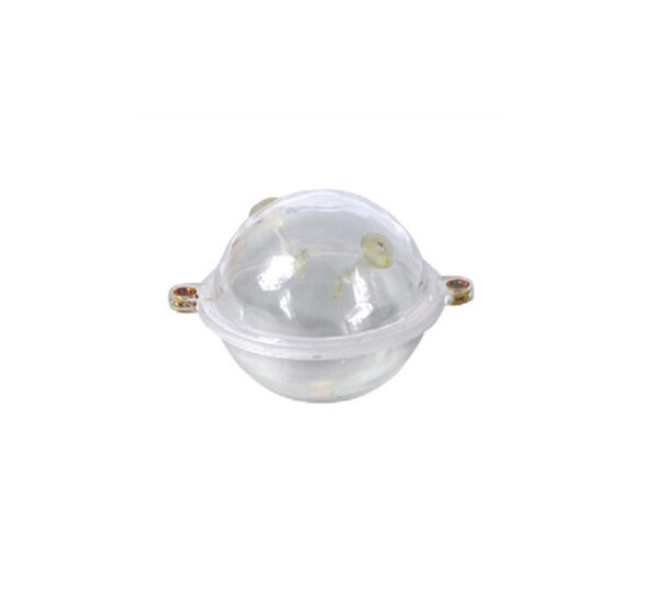 CAS 4080 32MM CASTED BUBBLE FLOAT ROUND 32MM CLEAR