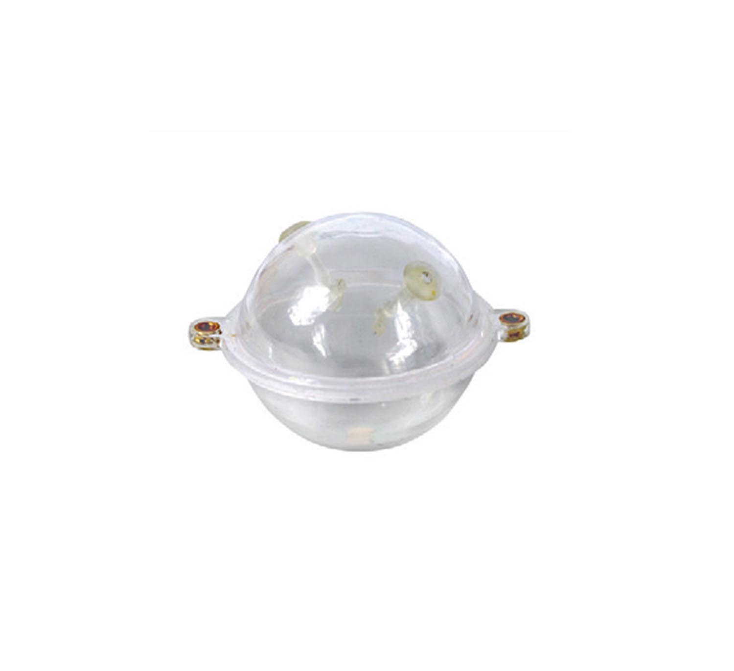 CAS 4080 32MM CASTED BUBBLE FLOAT ROUND 32MM CLEAR