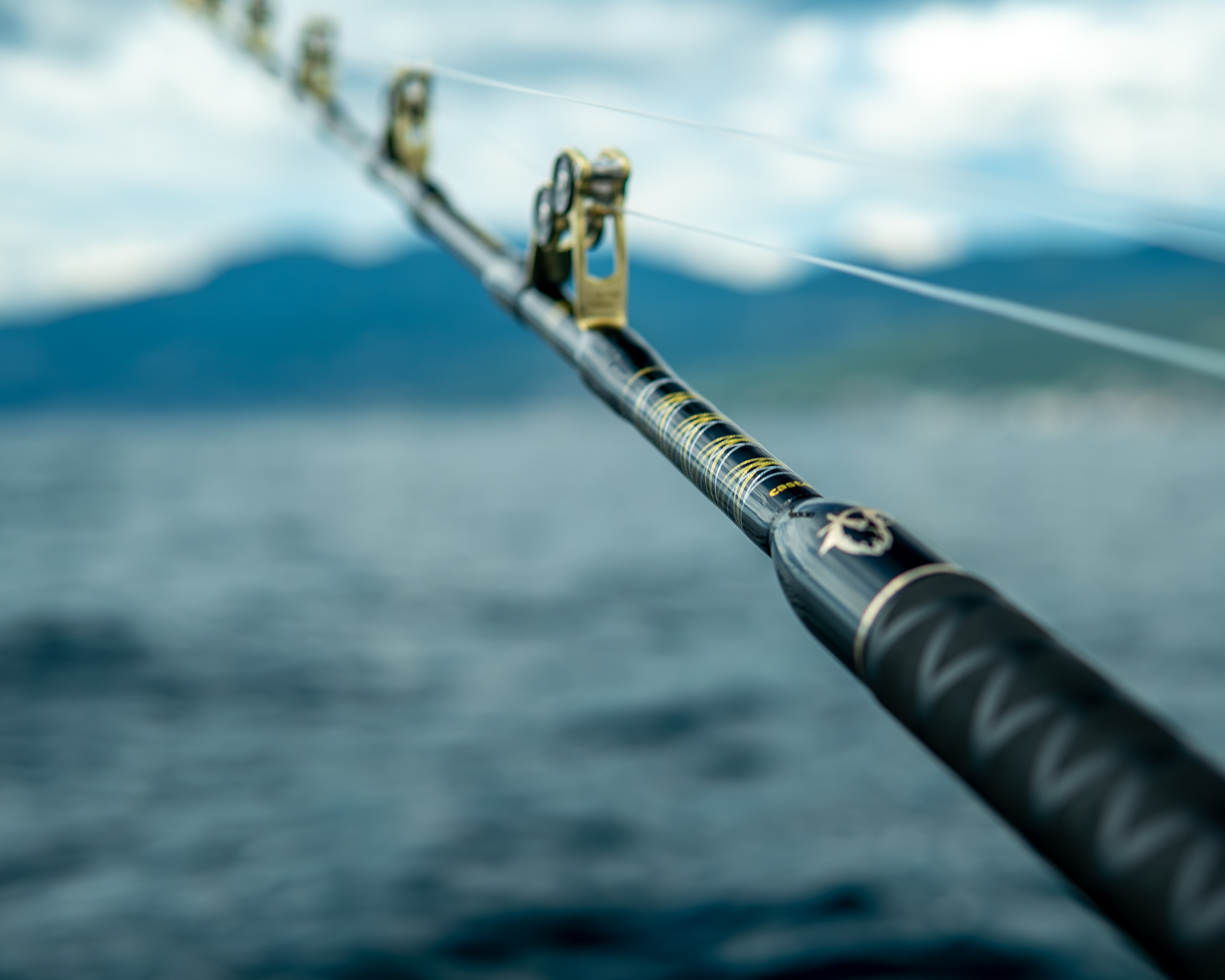 CAS 1175 Casted štap Moana Stand Up Game 6'1'' 185cm 50lb IGFA 1sec Alu Bent Butt 2#