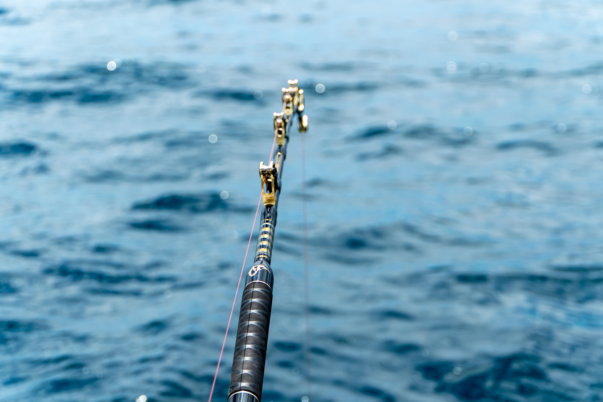 CAS 1175 Casted štap Moana Stand Up Game 6'1'' 185cm 50lb IGFA 1sec Alu Bent Butt 2#