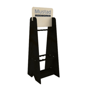 MRR01-14-W-002 MUSTAD RODWORKS ROD RACK BLACK