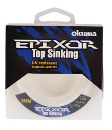 TSM150-235 OKUMA NAJLON Top Sinking Mono 0,235mm 4,75kg 150m Light brown