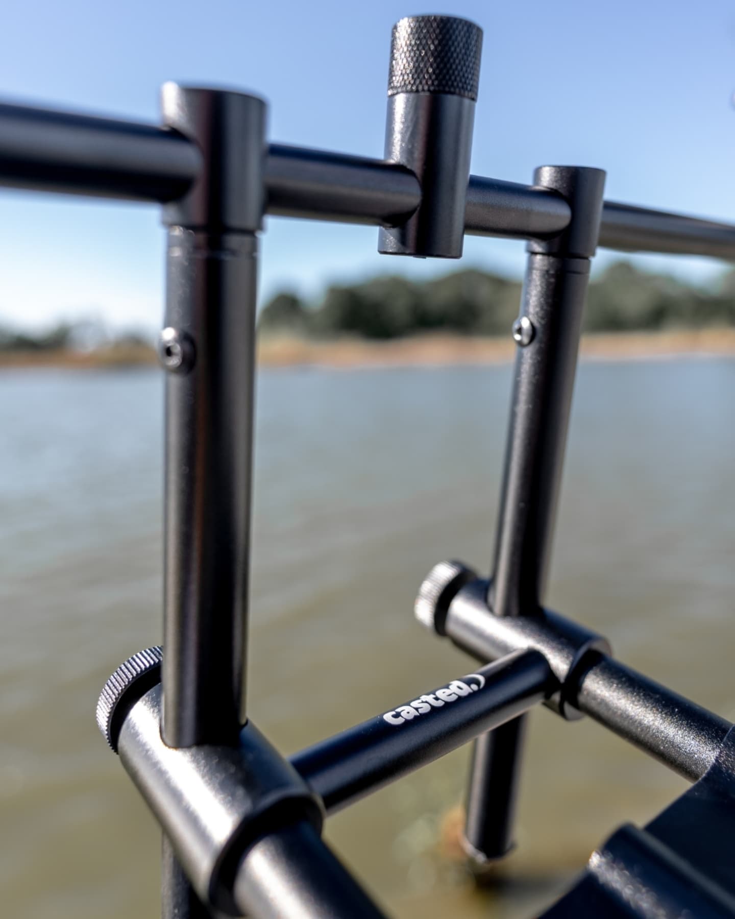 CAS 032 CASTED ROD POD C-Vision ALU, 3 Rods,  Buzz Bars 45cm