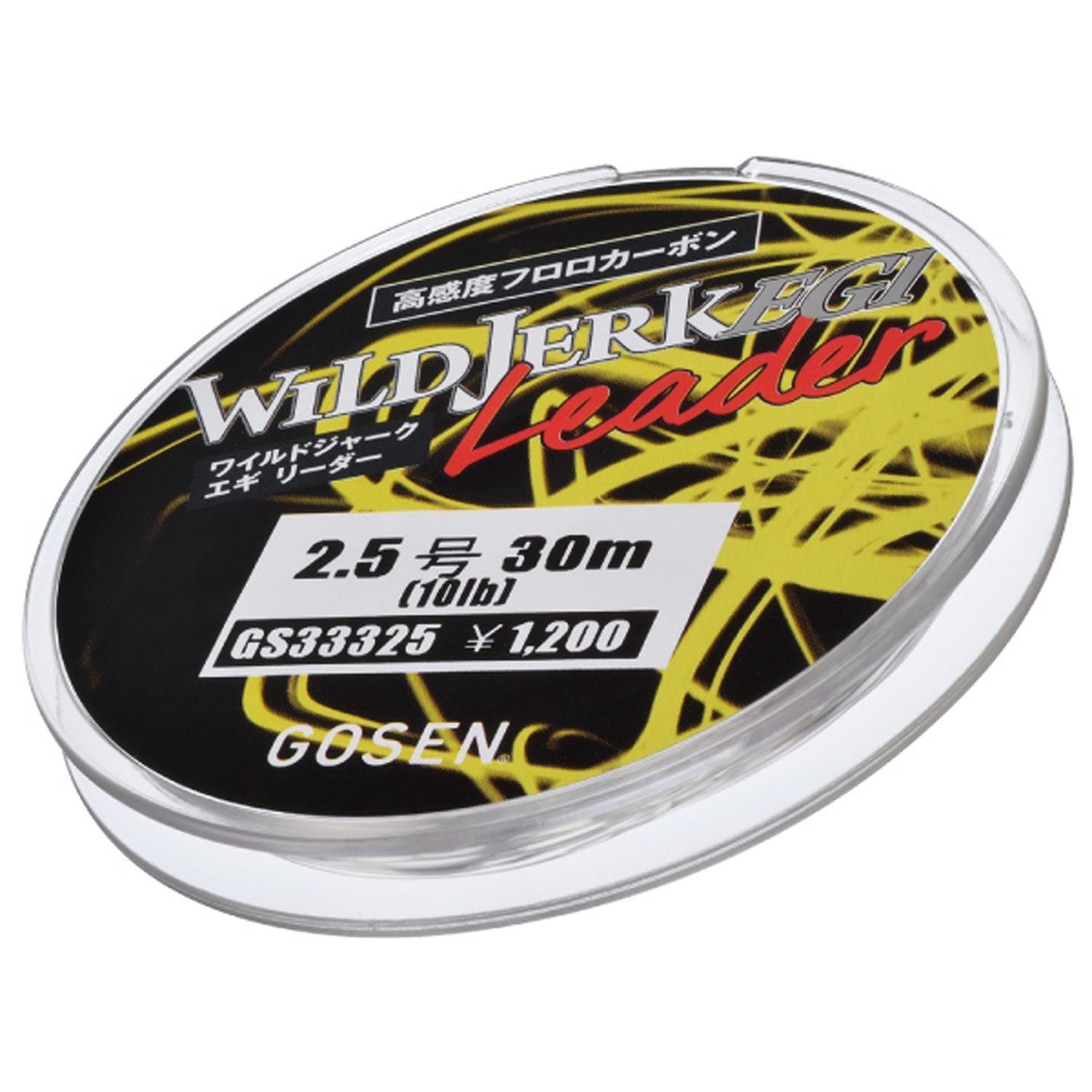 GS333175 GOSEN WILD JERK EGI Leader 30m #1.75 7lb  0,22mm