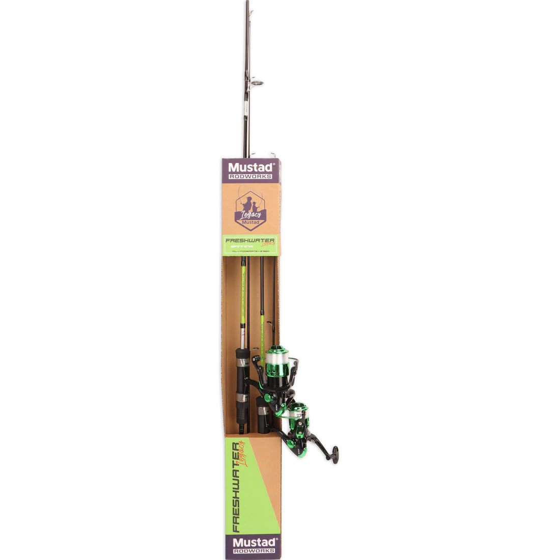 MRC01-JF-L-5 MUSTAD SET ZA RIBOLOV Legacy Combo Freshwater 5' L 2Sec  152cm 5g - 15g
